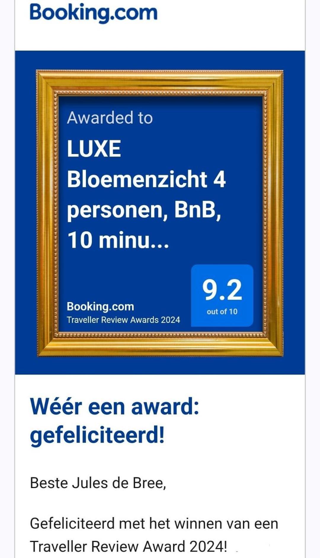 Luxe Bloemenzicht 4 Personen, Bnb, 10 Minuten Van Zee Breezand Exterior photo